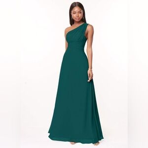Azazie Peacock Bridesmaid Dress- “Ashley”